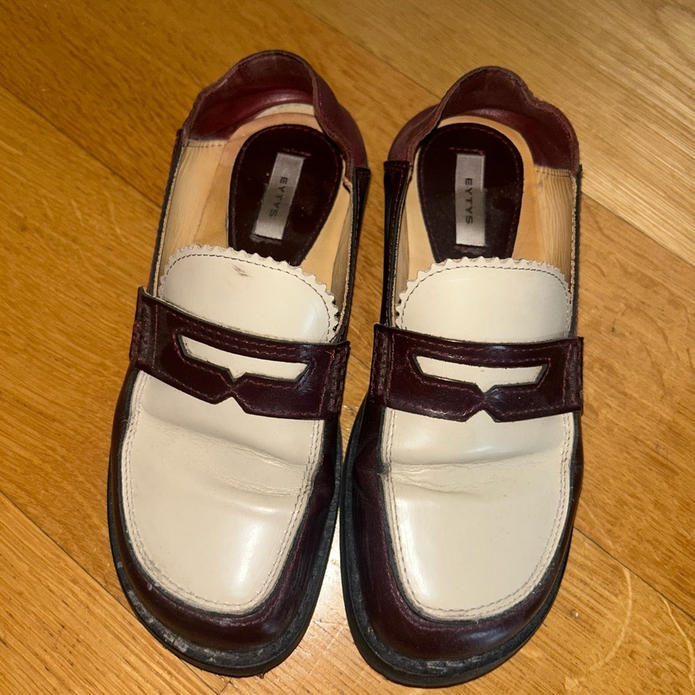 Amazing burgundy loafers from EYTYS